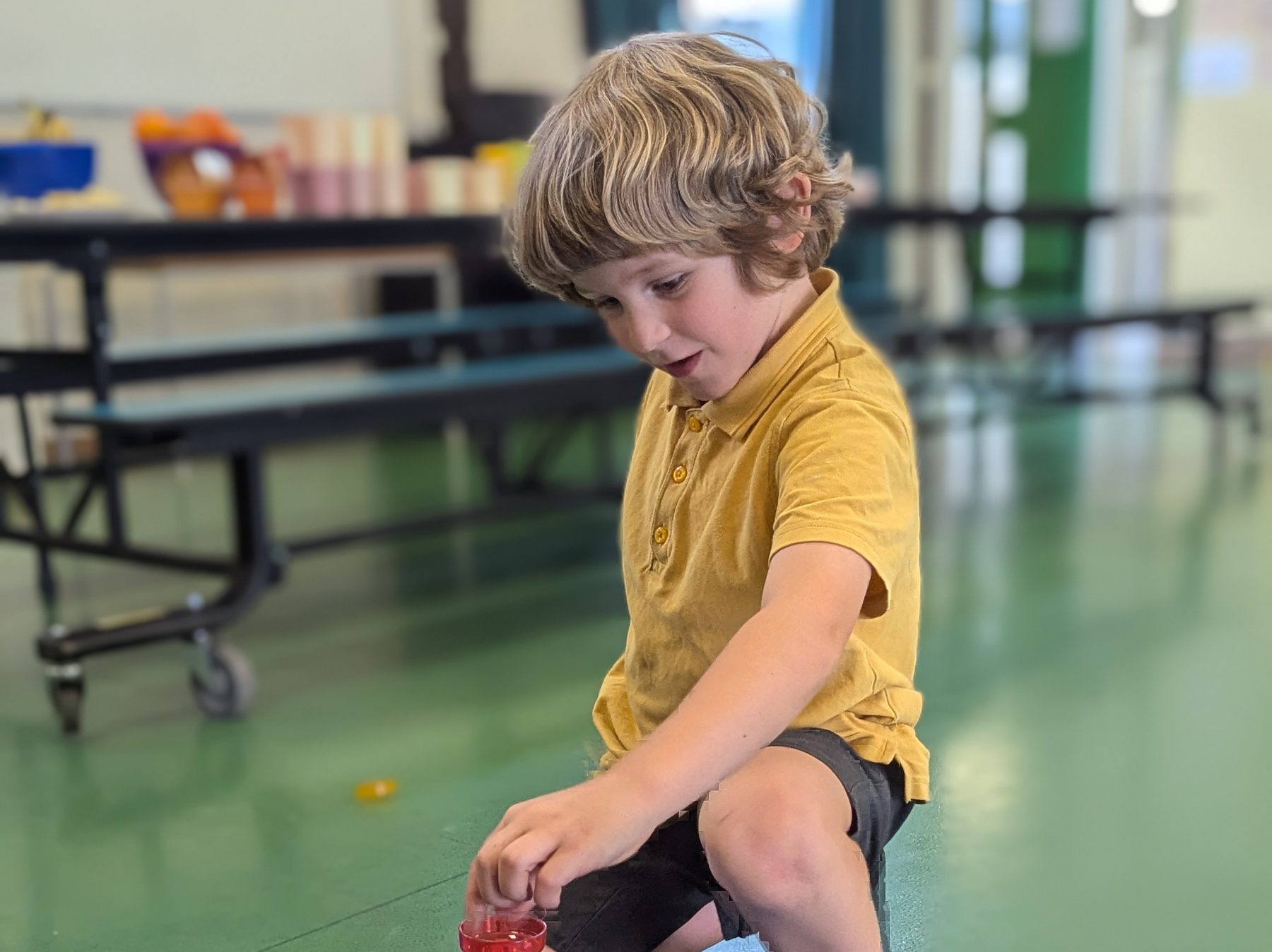 A child building a marble run at uKids club at St Martin’s